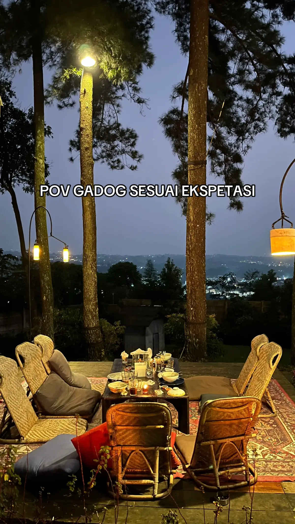 Akses jalan oke, ga jauh dari jalan raya, no HTM, no minimum order, sejuk🤭 #spill #cafe #gadog #puncak #bogor 