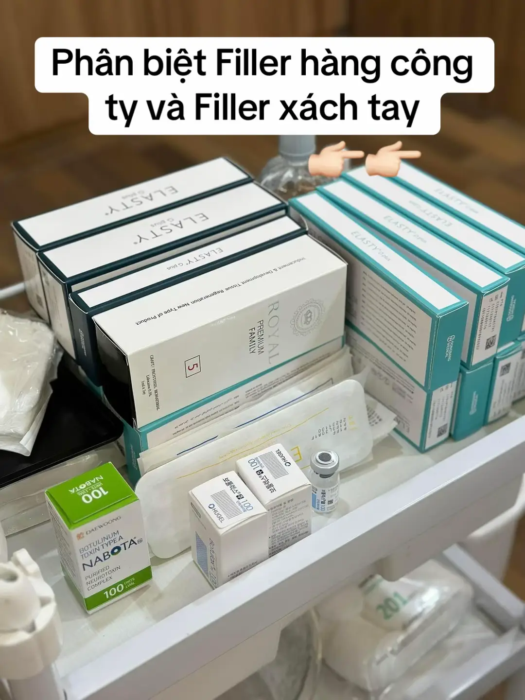 Phân biệt filler công ty và filler xách tay #filler #fillerbotox #lamdep #tiemfiiler #botoxgonham 