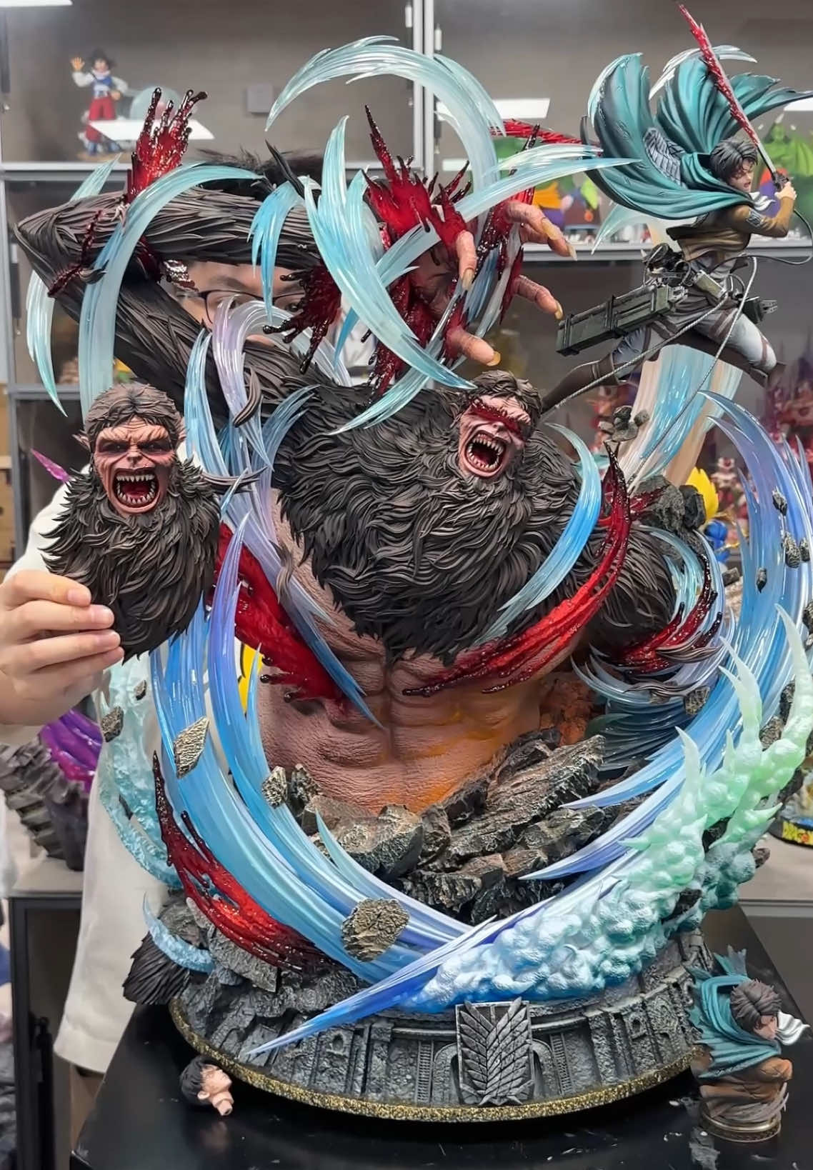 Levi vs beast titan by hertz studio#levi #eren #aot #AttackOnTitan #titan 