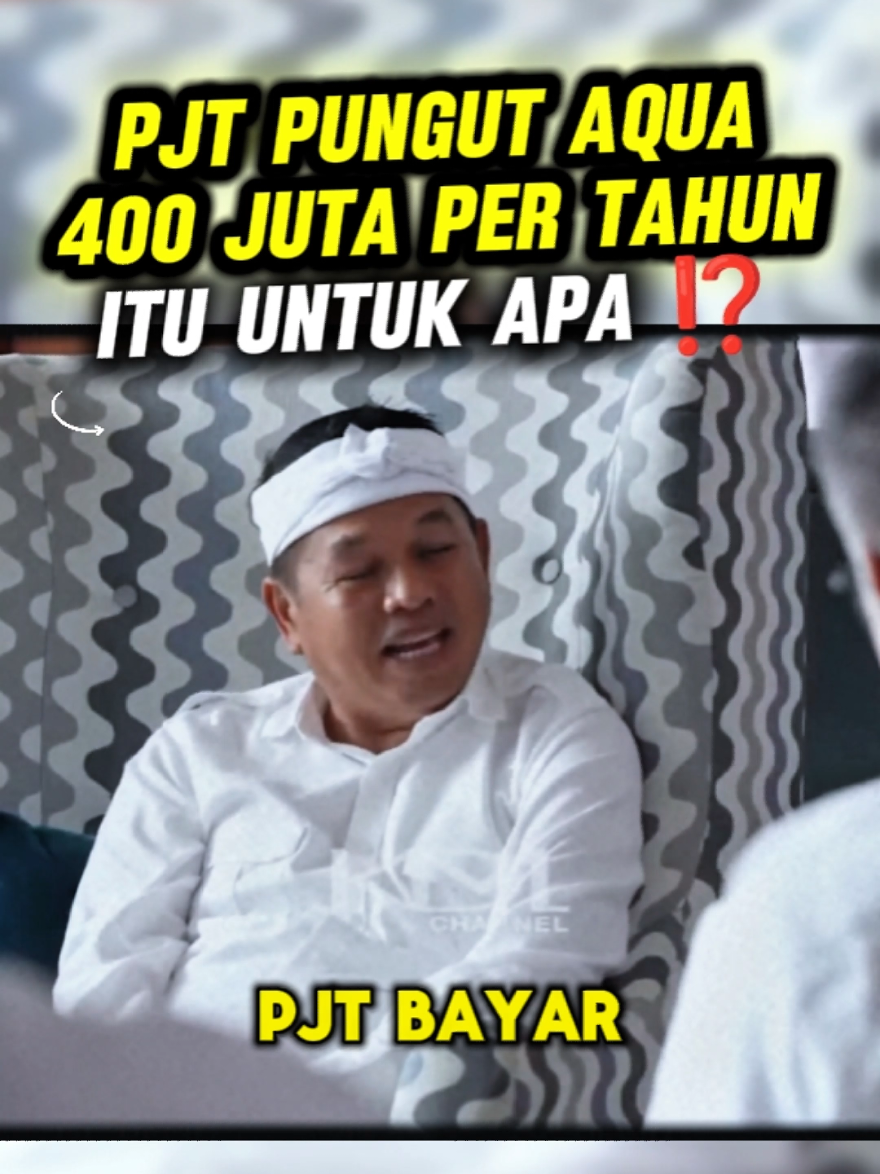 PJT Pungut Aqua 400 JUTA Per Tahun Itu Untuk Apa ⁉️ Terlebih PJT Itu Milik Bumn Haknya Mengelola Air Yang Di Permukaan, Sedangkan Aqua Air Tanah Quifer Pegunungan Simak Penjelasannya 😳 #kdm #dedimulyadi #gubernurjabar #aqua #aquadulu 