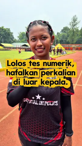 salah satu tes numerik, hafalkan perkalian diluar kepala… #casis #casispolri #polri #bimbeltnipolri #akademik 