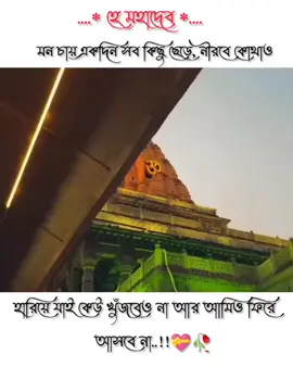 হে মহাদেব..! 🥀🥹💞#reels #হর_হর_মহাদেব @🦋🪔সনাতনী ক্যাপশন 🪔🦋 @𝗝 𝗢 𝗬 🖤🦋 @🔱শশ্মান মালিক🔱 @তোমাকে ভালোবাসি 