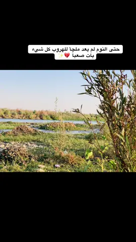 حتى النوم لم يعد ملجأ للهروب كل شيء بات صعباً 💔✨#تصويري📷 #عباراتكم_الفخمه📿📌 