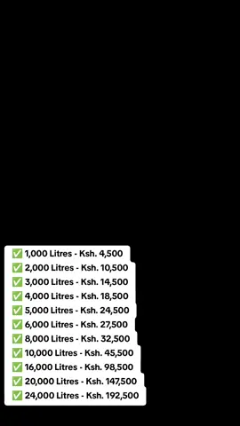 WATER TANKS (KENTANK, TOPTANK, ROTO TANK) AVAILABLE ON OFFER.  TO ORDER AND ENQUIREcall  📞0782700527📲💯.FOR YOUR PLACEMENT 1000 Litres Ksh.  4500 2000 Litres Ksh. 10,500 3000 Litres Ksh. 14,500 4000 Litres Ksh. 18,,500 5000 Litres Ksh. 24,500 6000 Litres Ksh. 27,500 8000 Litres Ksh. 32,500 10000 Litres Ksh. 45,500 WE OFFER FREE DELIVERY SERVICES COUNTYWIDE IF INTERESTED.  KINDLY call or Whatsapp 📞0782700527📲🔥💯#kenyansinsaudia🇸🇦🇸🇦🇰🇪🇰🇪 #kenyansingulf🇰🇪🇶🇦🇱🇧🇮🇹🇸🇦🇧🇭 #kenyansinqatar🇶🇦🇶🇦🇰🇪🇰🇪 #watertanks #watertanksonoffer 