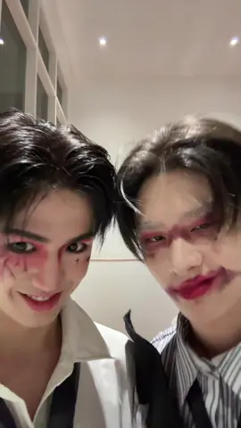 Halloween is comming💀👻🎃 #JINWOOKkim #THAIchayanon @THAI BUS 