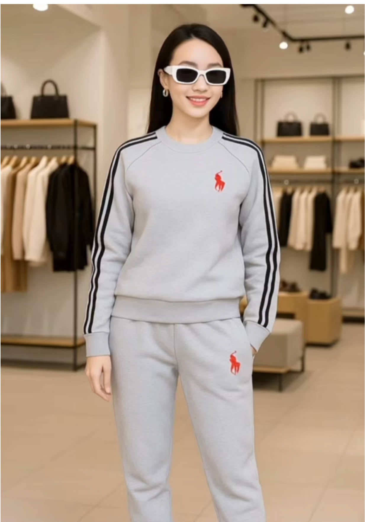 🔥 Mặc đôi siêu chất – ấm áp mà vẫn thời trang! 🔥#babeomacdep #bonu #bothethaonam #bothethaonu #thoitrangnu 