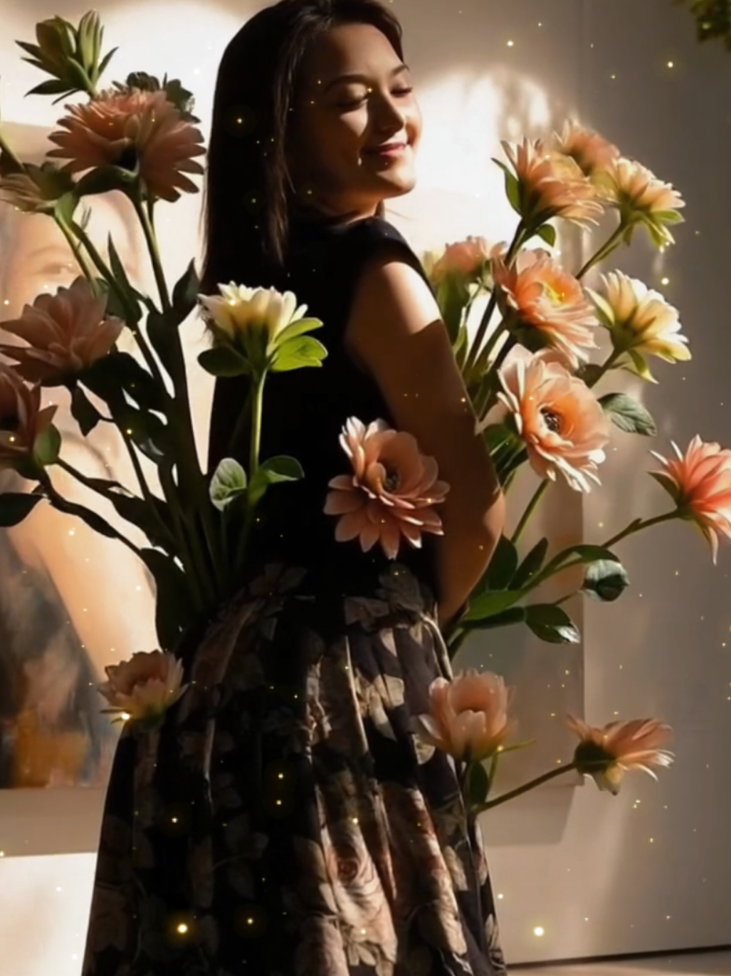 mau2 AI laaah 😄 #AIart  #aianimation  #digitalbloom  #motionart  #virtualflowers 