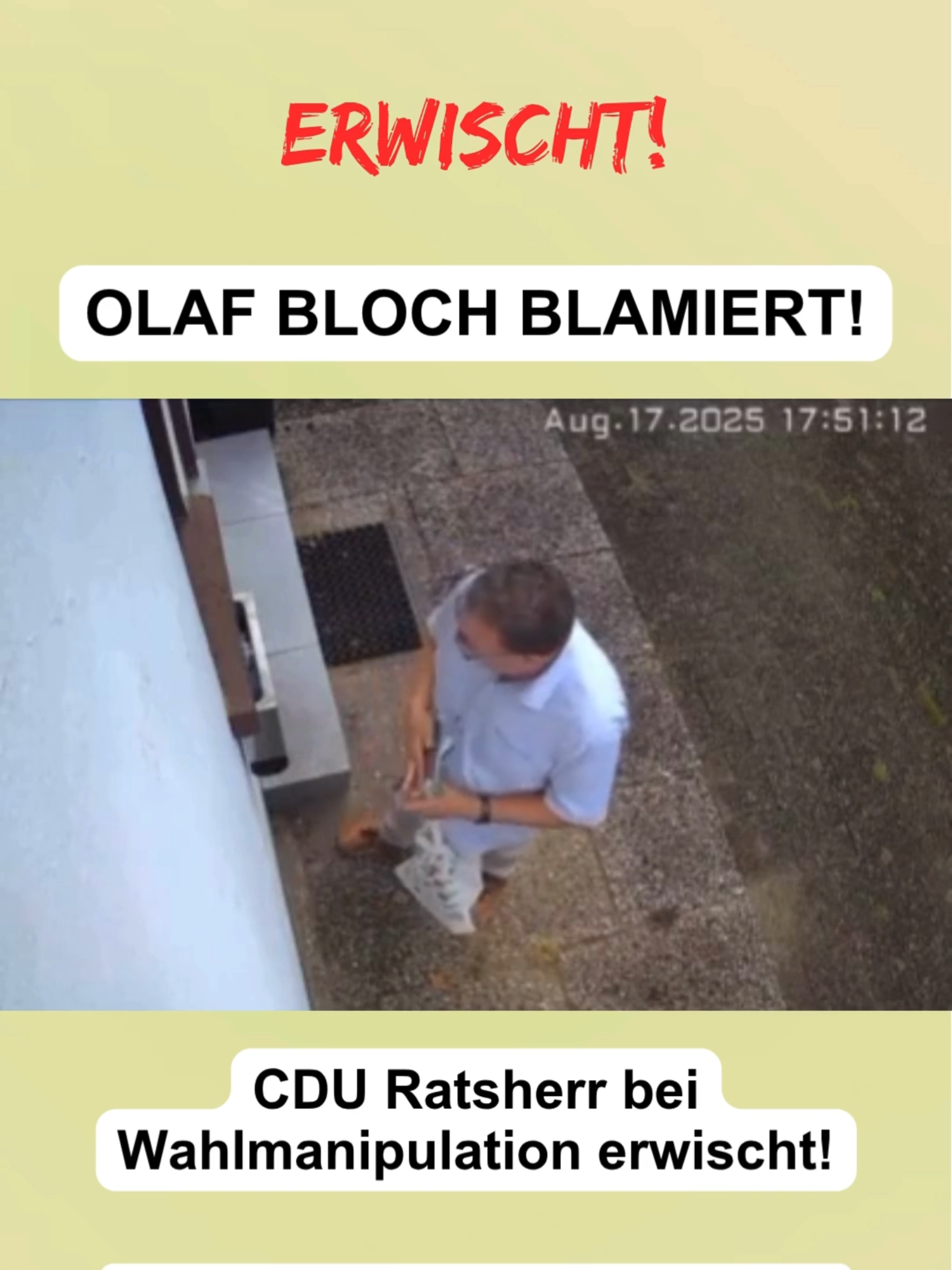 OLAF BLOCH BLAMIERT! #politik #olafbloch #blamiert
