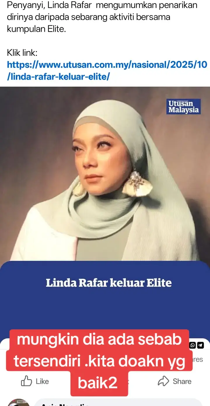 kita doakan yg baik #lindarafar #elite #fyp #foryoupage #beritatiktok 