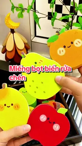 Miếng bọt biển rửa chén hình rau củ ngộ nghĩnh #miengruabat #miengruachen #miengbotbienruabat #miengbotbienruachen #giadungtienich 