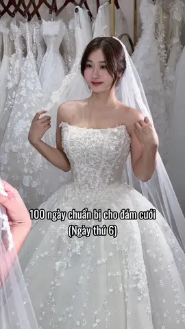 chọn giúp t 1 mẫu cho ngày cưới nha  nay t thử rất nhiều váy xinh ở @Camile Bridal-Váy Cưới cao cấp #xuhuong #hienthaydoi 