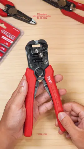Hands on Milwaukee wire stripper & cutter 48-22-3082