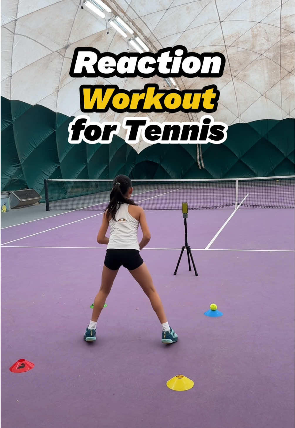 Reaction Workout for Tennis ⚡️🎾 Training decision-making under time pressure, focus control, and fast footwork – using light-based signals from the @switchedontraining . In tennis, every split second counts: visual perception, processing speed, and physical response must align instantly. That’s where reactive drills like these come in. We work with: ▪️ Lateral & linear movement under visual stimulus ▪️ Volume-based cues to challenge auditory + motor connection ▪️ Utility Box Drills to combine agility, timing & directional change ▪️ Focus under fatigue – because reactions must stay sharp, even when legs are tired This kind of neuromotor training builds not just physical speed, but also cognitive speed – the ability to react, decide, and execute under pressure. It simulates real match dynamics, especially under chaotic or unpredictable patterns. No ad – just a system I really like and actively use to sharpen reaction time, coordination, and court presence. 🔗 If you want more insights about my work and get a program tailored to your —> Link in Bio 👀 #tennisplayer #tennistraining #tennisfitness #tennisworkout #tennisconditioning       