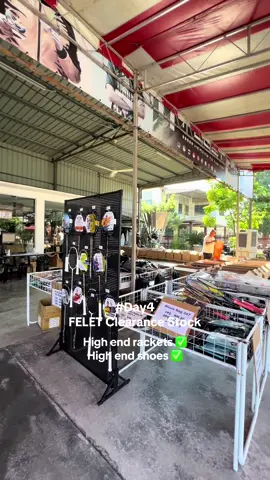 FELET Clearance Stock 2025 sudah berlangsung 4 hari. Masih berbaki 10 hari lagi. Joms guys!! #felet #badminton #badmintonlovers #badmintonmalaysia #fyp @Felet International @brightSparX99 @Hani Zulkifli @SpanishLatte☕️ 