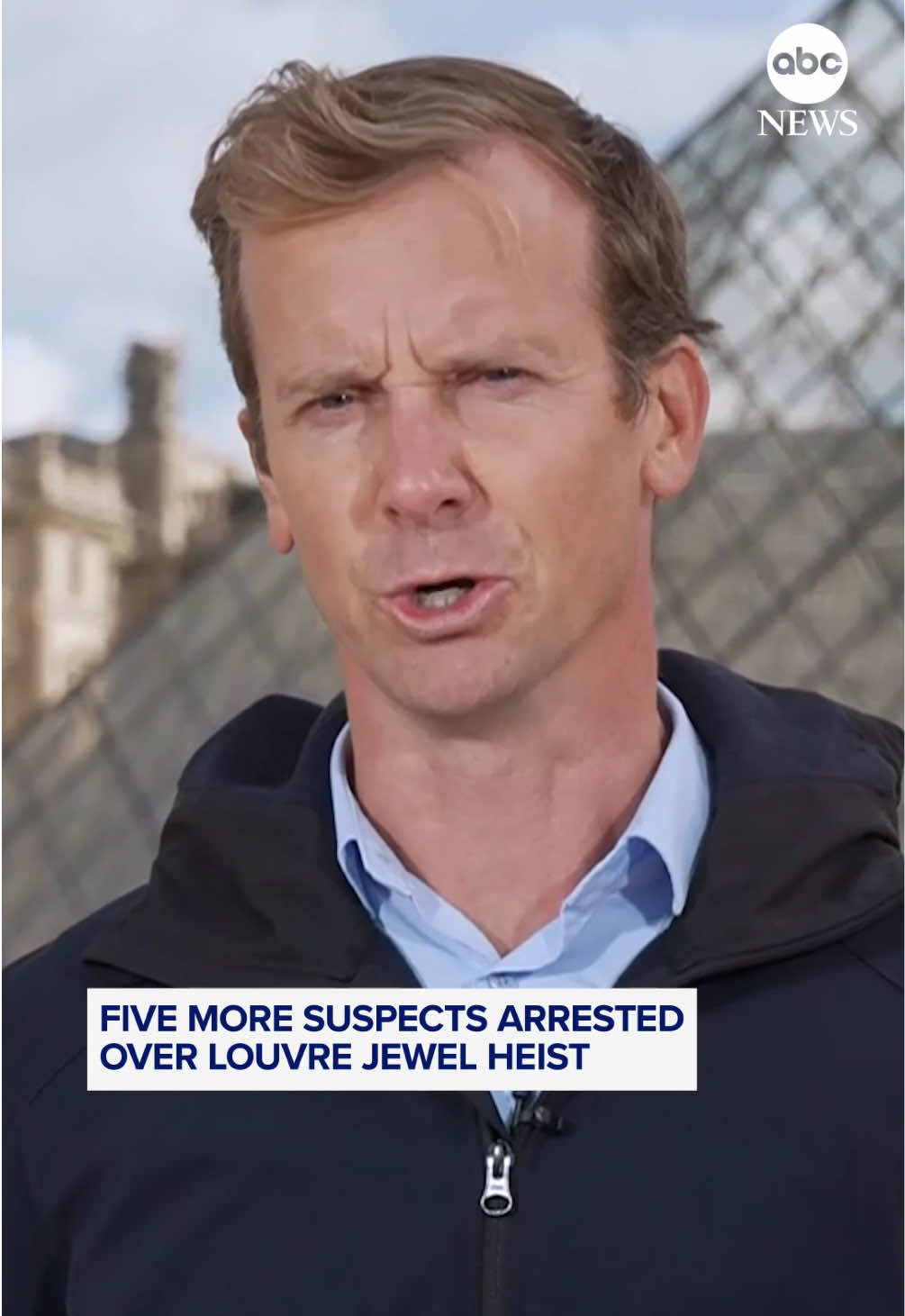 French police have arrested five more people in connection to the Louvre heist, including what prosecutors believe is one of the four robbers seen in the daylight robbery of some of France's crown jewels. #news #louvre #louvreheist #paris #heist 