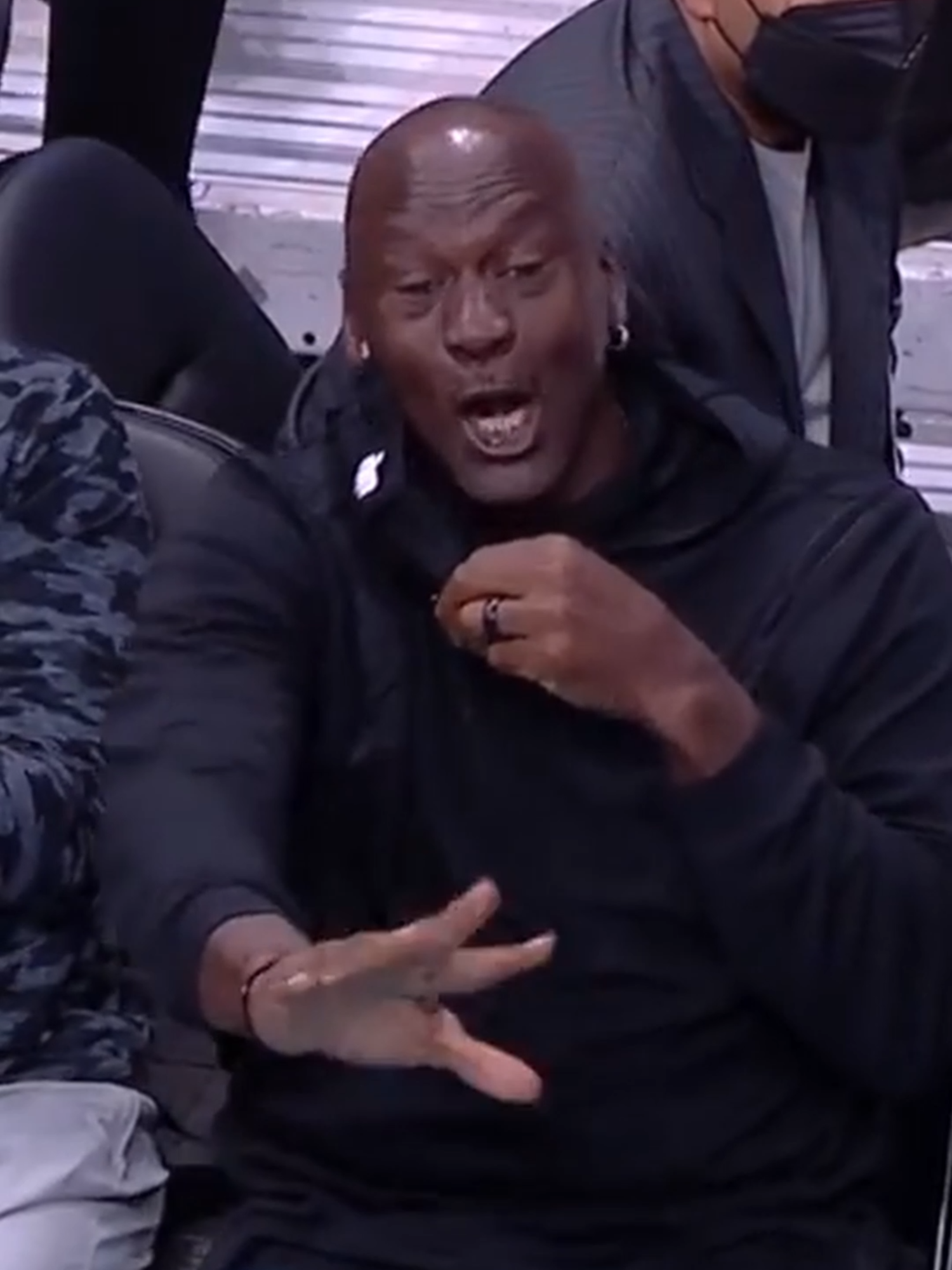 The original video of Michael Jordan saying “No No No” 😳 Not an edit — straight from the Hornets vs Knicks game 2021 🐐 #MichaelJordan #MJmeme #NoNoNo #OriginalVideo #NBA #Hornets #Knicks #MemeOrigins #ViralMeme #TrendingNow #SportsMeme