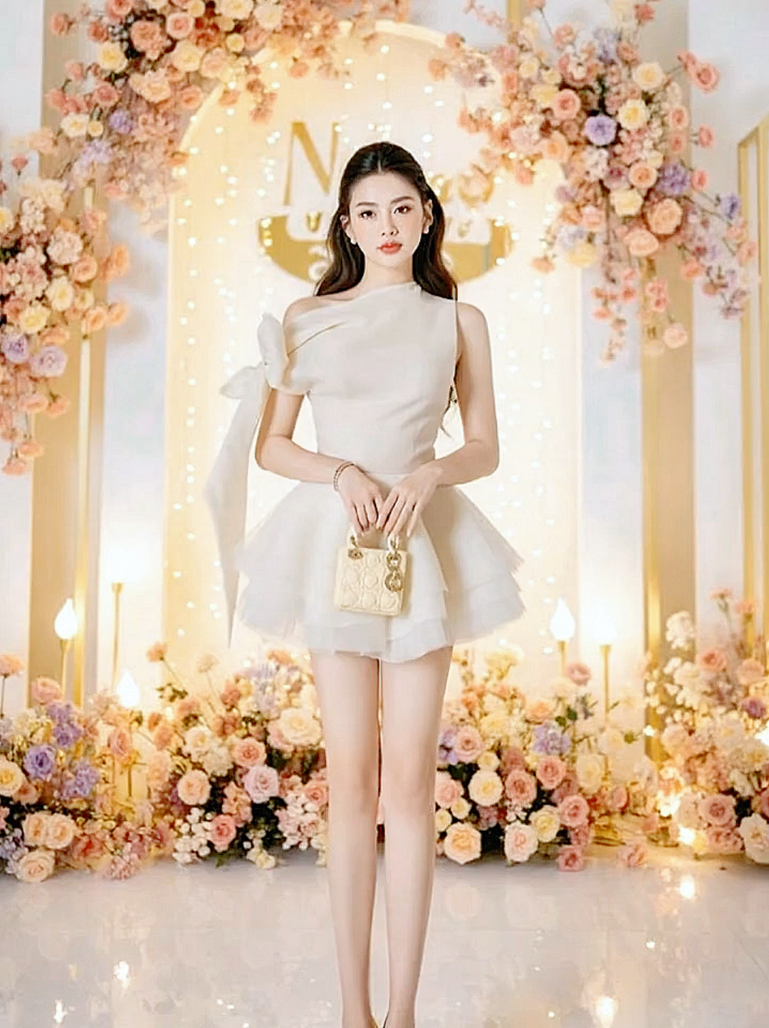 ✨ “Cảm giác mặc chiếc váy này thật lạ. Không quá nổi bật, không quá rực rỡ, nhưng mỗi bước đi đều khiến mình thấy mình đang làm chủ chính câu chuyện của mình.”  #thoitrangnu #thoitrang #vaydutiecsangchanh #vaydutiec #xuhuongtiktok 