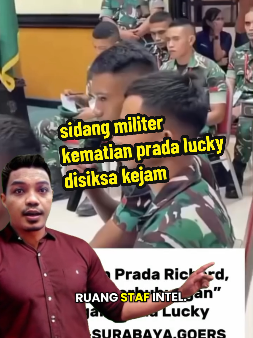 fakta persidangan sidang militer kasus kematian prada lucky memilukan  #breaking #news #berita #viral #tni 