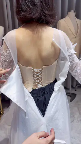 Đan dây váy thế nào mới đúng @Váy Cưới Việt Anh 2  @Áo Cưới Việt Anh #cachdandayvaycuoi #vaycuoi #xuhuong #fyp #trangphucnu 