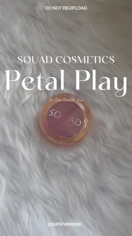 currently obsessed with my Squad Cosmetics Petal Play in the shade Pie ✨ it gives that natural, juicy flush that looks good on any mood — soft, romantic, and perfectly everyday 💕 hydrating formula, easy to blend, and oh-so-pretty! #petalplay #blush #blushon #blushhack #fyp 