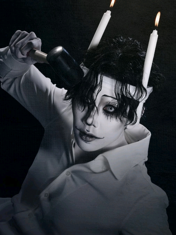 this is so amazing🕯️⚒️ Dunk very cool 🔥💯  #dunknatachai #halloween #cosplay #souichitsujii #anime 