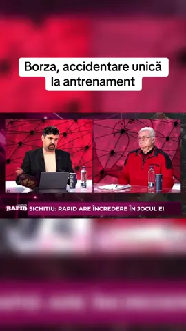 Borza, accidentare unică la antrenament #rapidbucuresti #exclusivrapid #prosport
