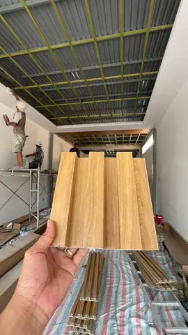 Hoàn thiện 150m2 trần nhựa lam sóng #giamsattre #trannhua #lamgonhua #noithat #trannhadep 