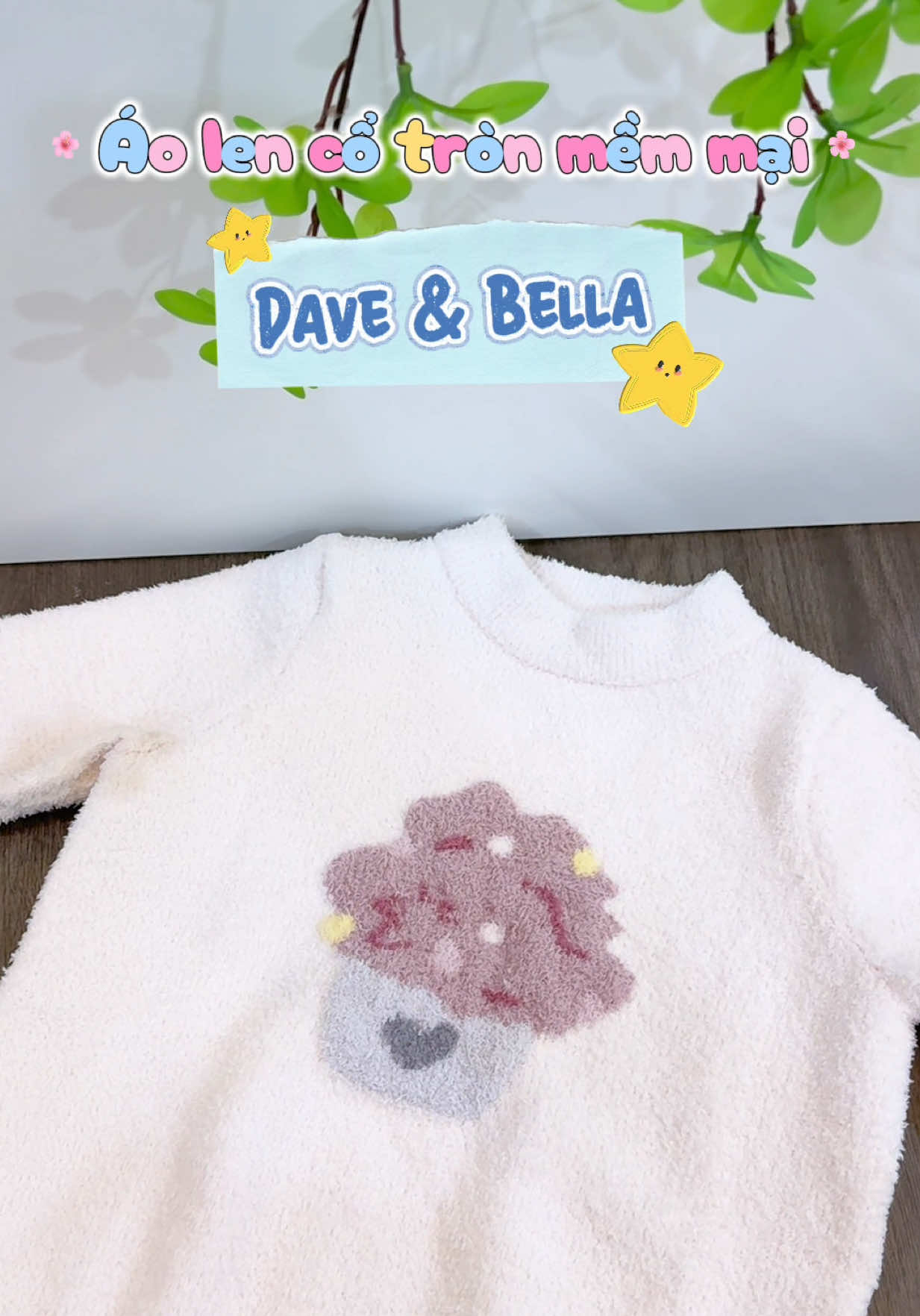 Áo len xinh cho mùa lạnh #minkydaily #quanaotreem #aolenchobe #quanaothudongchobe #davebella 