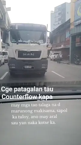 counter flow daw pero sya nasapol d muna tinignan un pala ikaw napahiya nakakotse