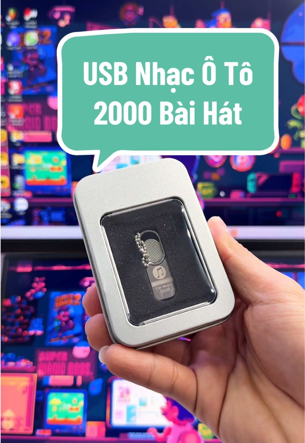 USB nhạc ô tô cắm vô là nghe liền #usbnhacoto #usbnhacxehoi #unboxnhanh 