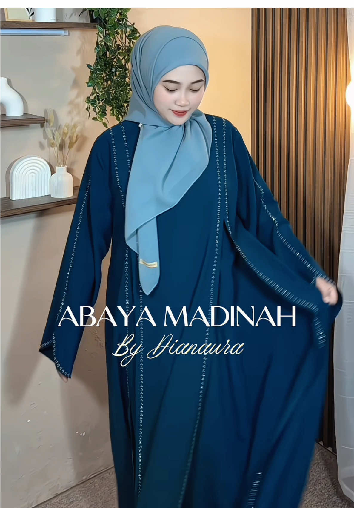 Vibesnya Ramadhan bgt🥰jangan sampe kehabisan abaya biru emerald ini ✨
