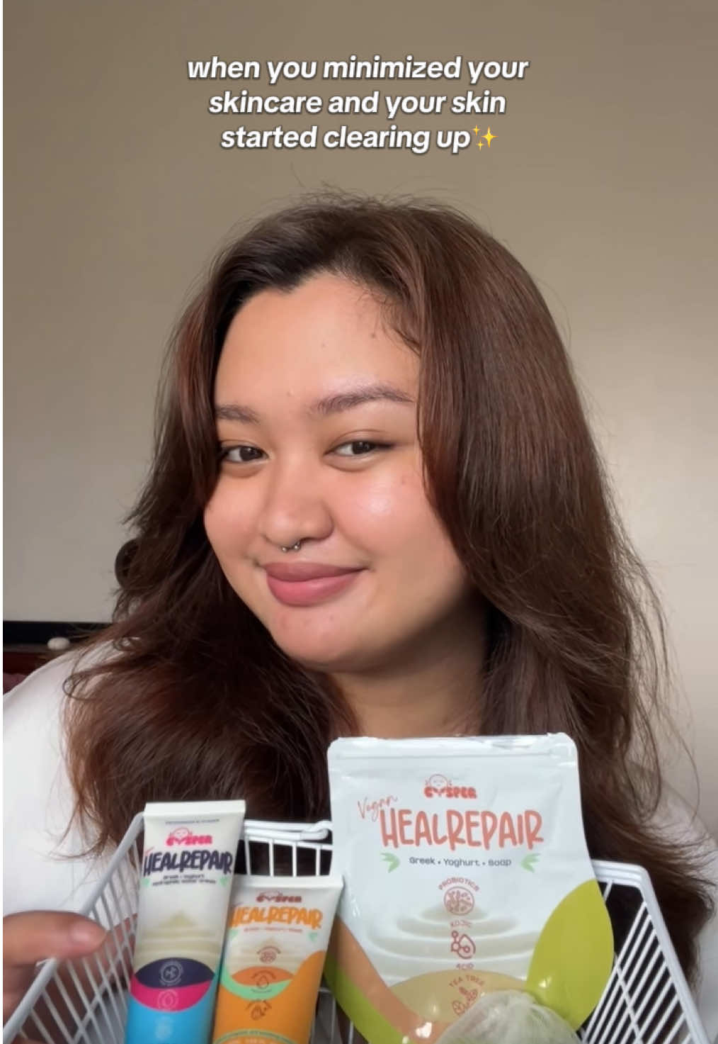 skincare pov #cvsper #cvspergreekyoghurt #cvsperhealrepair #skincareph #veganskincare