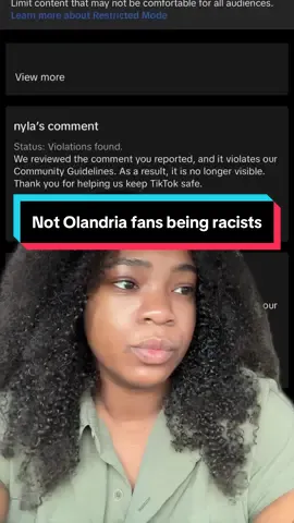 No, but in all honesty, how can the fans be? We shouldn’t stand with racism, but are Hella racist in my comments and in my messages. Again, I will report every single hate speech or hate comment in regards to anything racist. #olandria #huda #chelley #LoveIsland 