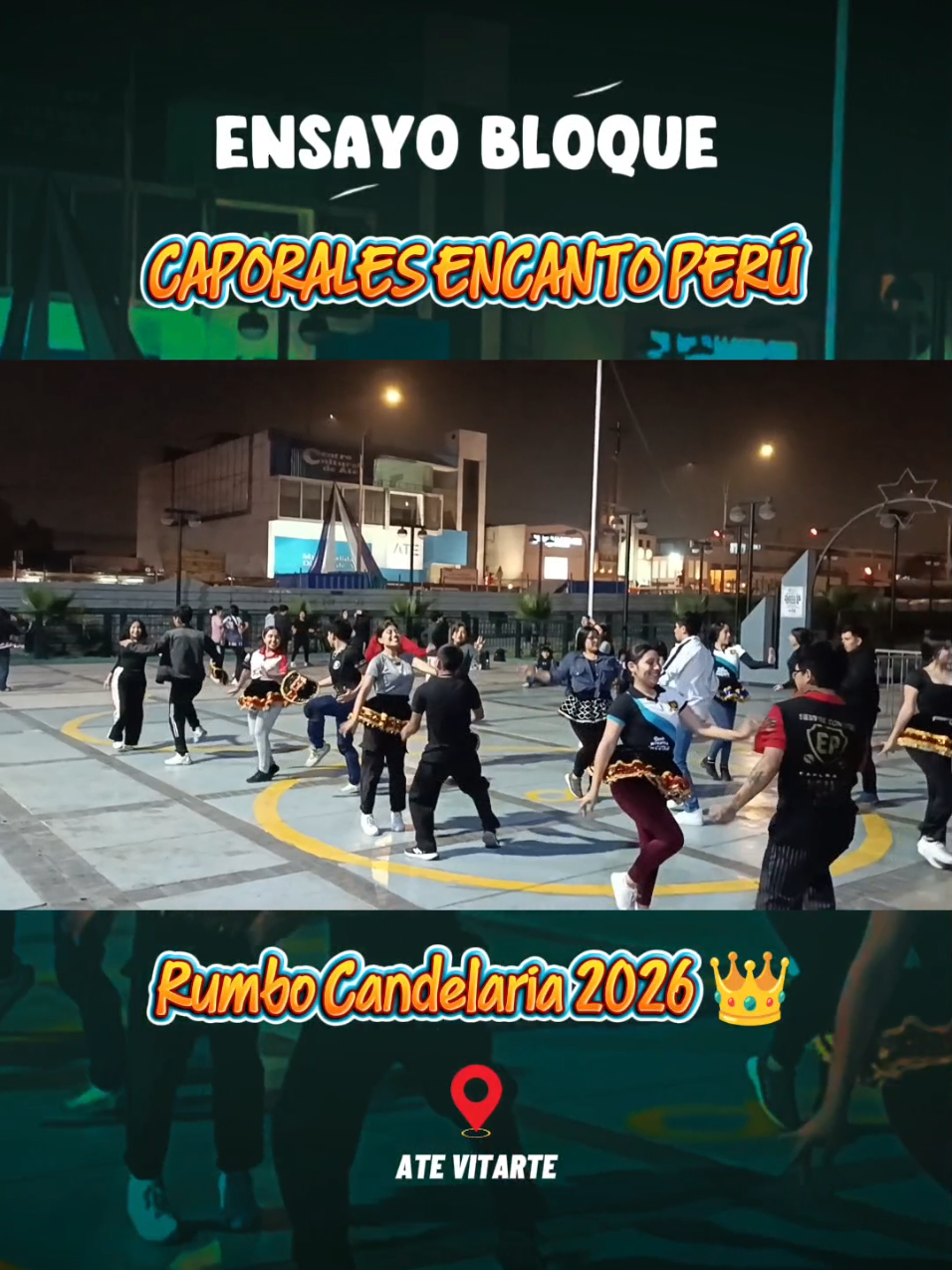 Ensayo general de Bloque EP ♥️ Rumbo Candelaria Lima 2026 👑 Info por mensaje o al wsp 918 639 580 ✨ #Caporales #EncantoPeru #Convocatoria #Candelaria #caporalita 