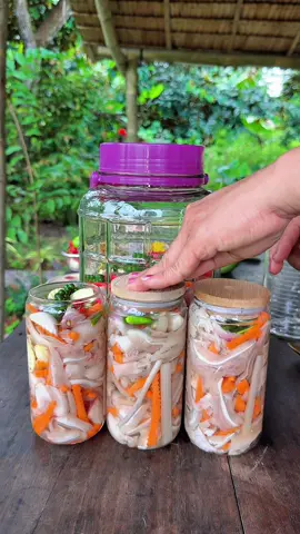 Cách làm tai heo ngâm chua ngọt #cothanhtravinh #learontiktok 