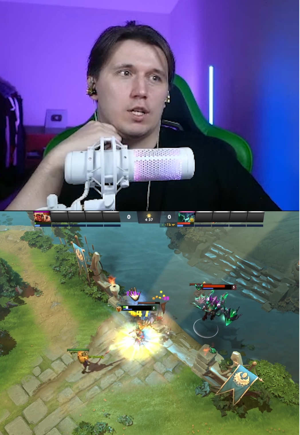 ОД против Тролля в миду на рандомных героях 1х1, турнир для подписчиков 