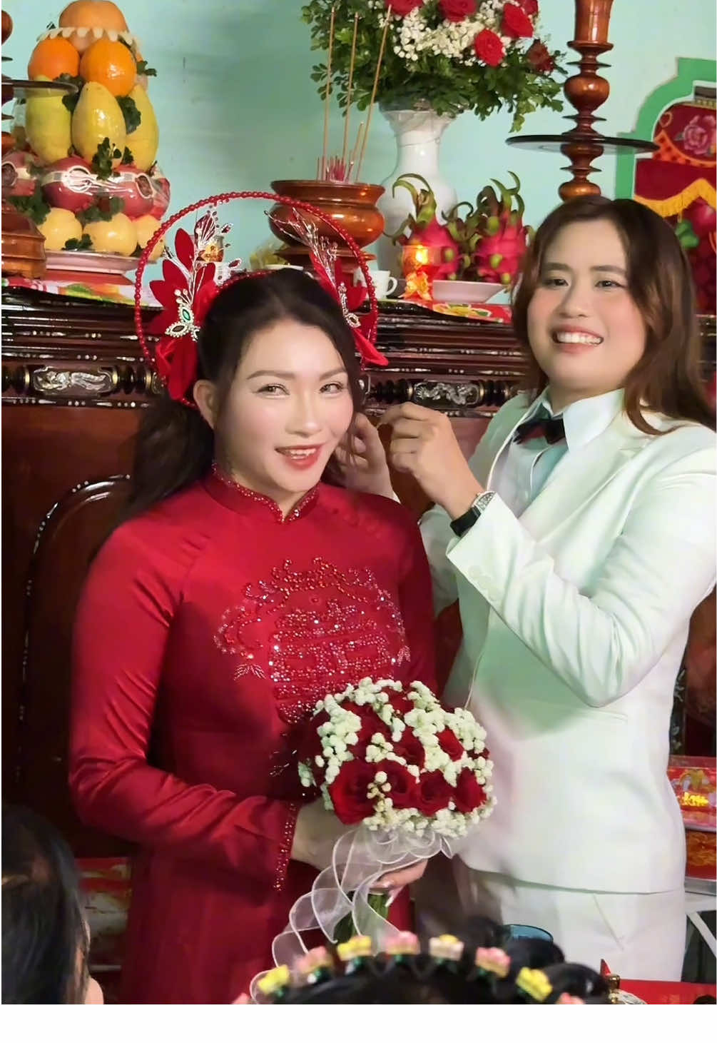 Rước nàng về dinh #HuongDangMakeup #makeupcodaugiatien #makeupcodauhcm #viral #makeucodau 