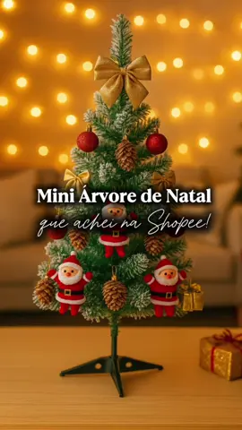 🎄Achadinho fofo da Shopee para deixar sua casa no clima natalino!🎄 Essa mini árvore de Natal é perfeita para decorar qualquer cantinho, mesa, prateleira ou até seu cantinho de vídeos. Compacta, charmosa e cheia de charme, ela traz o espírito natalino sem ocupar muito espaço! ✨🌟 💡Dica: combine com luzinhas e enfeites pequenos para um efeito super fofo e aconchegante. #AchadinhoShopee #MiniÁrvoreDeNatal #DecoraçãoNatalina #CantinhoNatalino #NatalEmCasa @CENDRAWASIH 