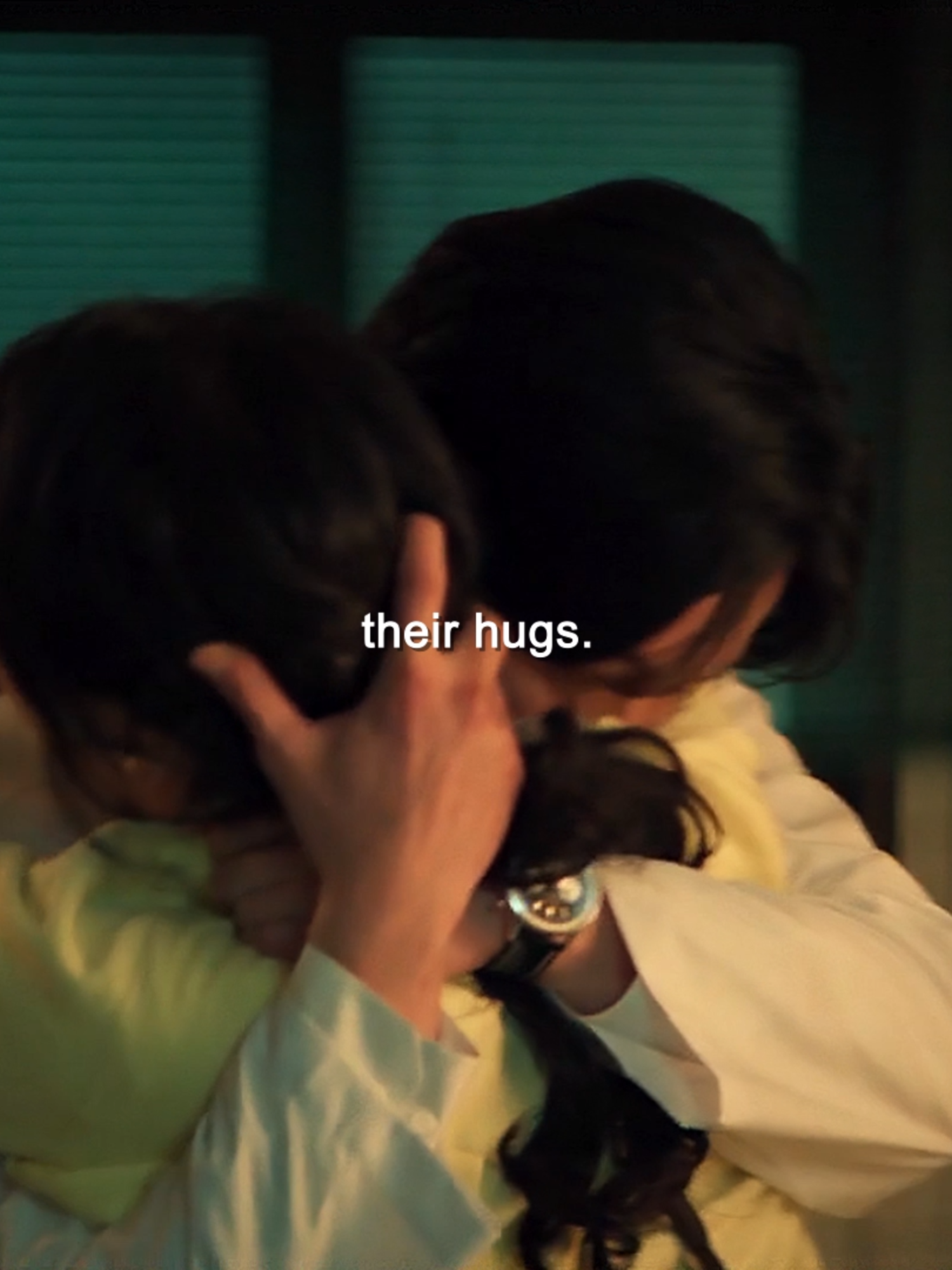 youngrye and jaepil having the warmest and tightest hug ever >>>>> the way he holds her head while burying his face in her hair or shoulder. he hugs her like she's his treasure and safe space all in one. i'm still a youngrye and hyeon supporter (they're my biggest what if) but this alone made me accept jaepil for youngrye. she is his person and he is hers. the love and support they have for each other is really heartwarming and their chemistry is insane. before they got together, i also really liked their friendship.   i wish we could've seen more of what they were like in those 7 years before the time jump. #kimdami #김다미 #heonamjun #허남준 #ahundredmemories