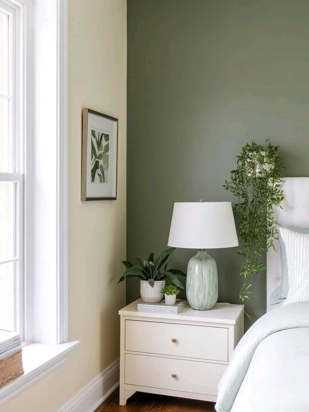 warna cat hijau sage 😍#fyp #catdinding #catrumahbagus #catrumah #warnacatrumah 