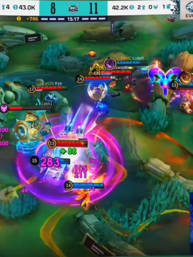 UPPER BRACKET MPL INDONESIA🇮🇩 S16 ONIC VS EVOS GAME KE 1 @onic.esports #foryoupage 