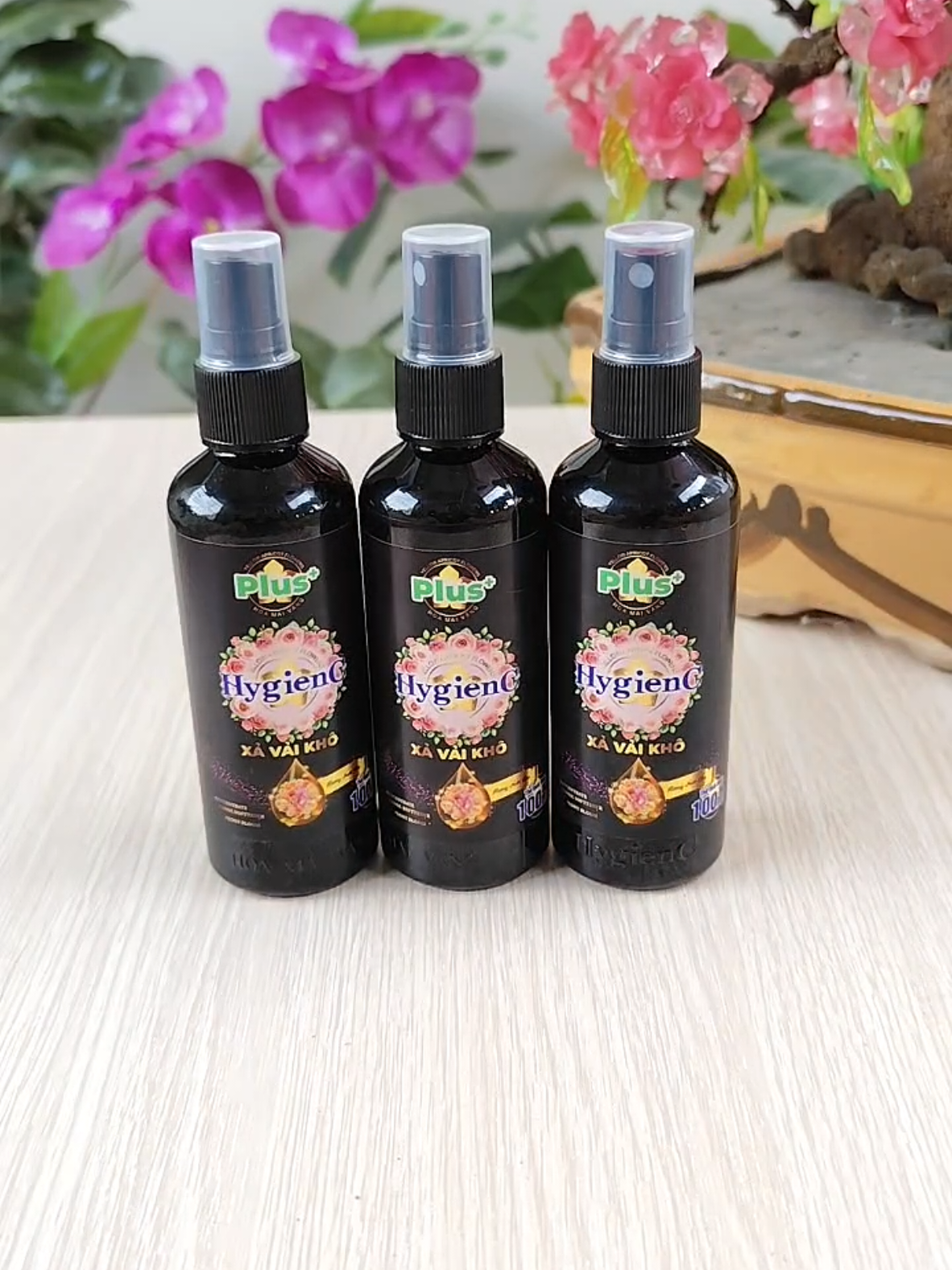 Combo 3 chai xịt vải khô HigienC  #xitxavaikho #xitxavaikhohygienc #hygienc #chienreview 