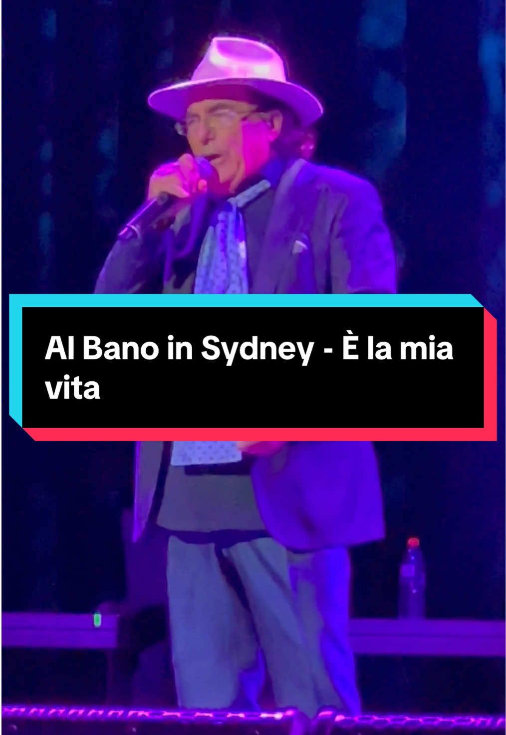 Al Bano with another beautiful performance in Sydney of È la ma Vita #albano #elamiavita #belcanto #italia #sanremo 