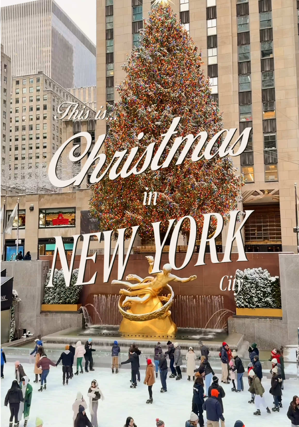 the rink is open at @rockefellercenter, the tree at @radiocitymusichall is standing tall, and @mariahcarey has almost fully defrosted, which can only mean one thing— the most wonderful time of the year is ABOUT TO BEGIN!! 🎅🏻🎄👀🏙️☃️❄️  shot on iphone 4k at 30fps ethan barber, life in manhattan christmas in new york #ethanbarberco #christmasinnewyork #rockefellercenter #homealone2 #christmas       
