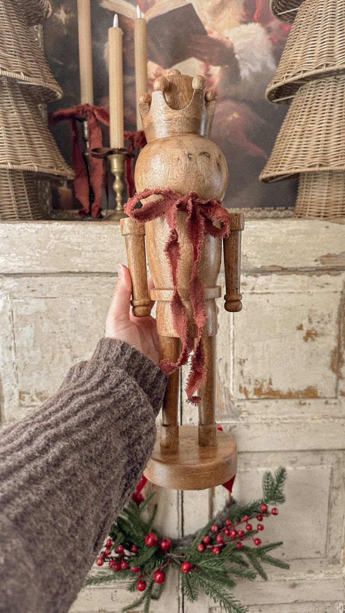 The most handsome nutcracker I did ever see! 🧸🎁♥️🎅 Go to the link in my profile to shop this post!  Shop my home and favorite curated finds including these on my LTK ( link in my profile ) and be sure to follow @de.caggiano for seasonal style, dreamy interiors, & cozy home decor!  . . Christmas | Views | Home Style | Farmhouse | Cottage | Vintage Home | Santa | Holiday | Decorating | Home Decor | cottage style | old home | cozy | ornaments | christmas tree | gift | Santa is coming | snow | Antiques | cozycore | thrifted | Thanksgiving I December I Snow I winter I bows  . .  . #cottagestyle #christmasdecor #walmartfinds #christmas #cozychristmas                 