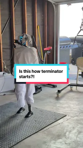 Nothing to see here folks… Just a dude working on his terminator project 😂 