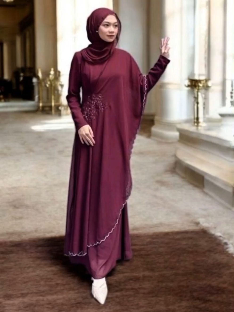 Eira Dress by SABYYHA | Muslimah Kondangan Elegan Syera Kurung | Baju Kurung Muslimah Kondangan Elegan #dress #bajukondangan #outfitkondangan  #bajukurungwanita #gamiskekinian 