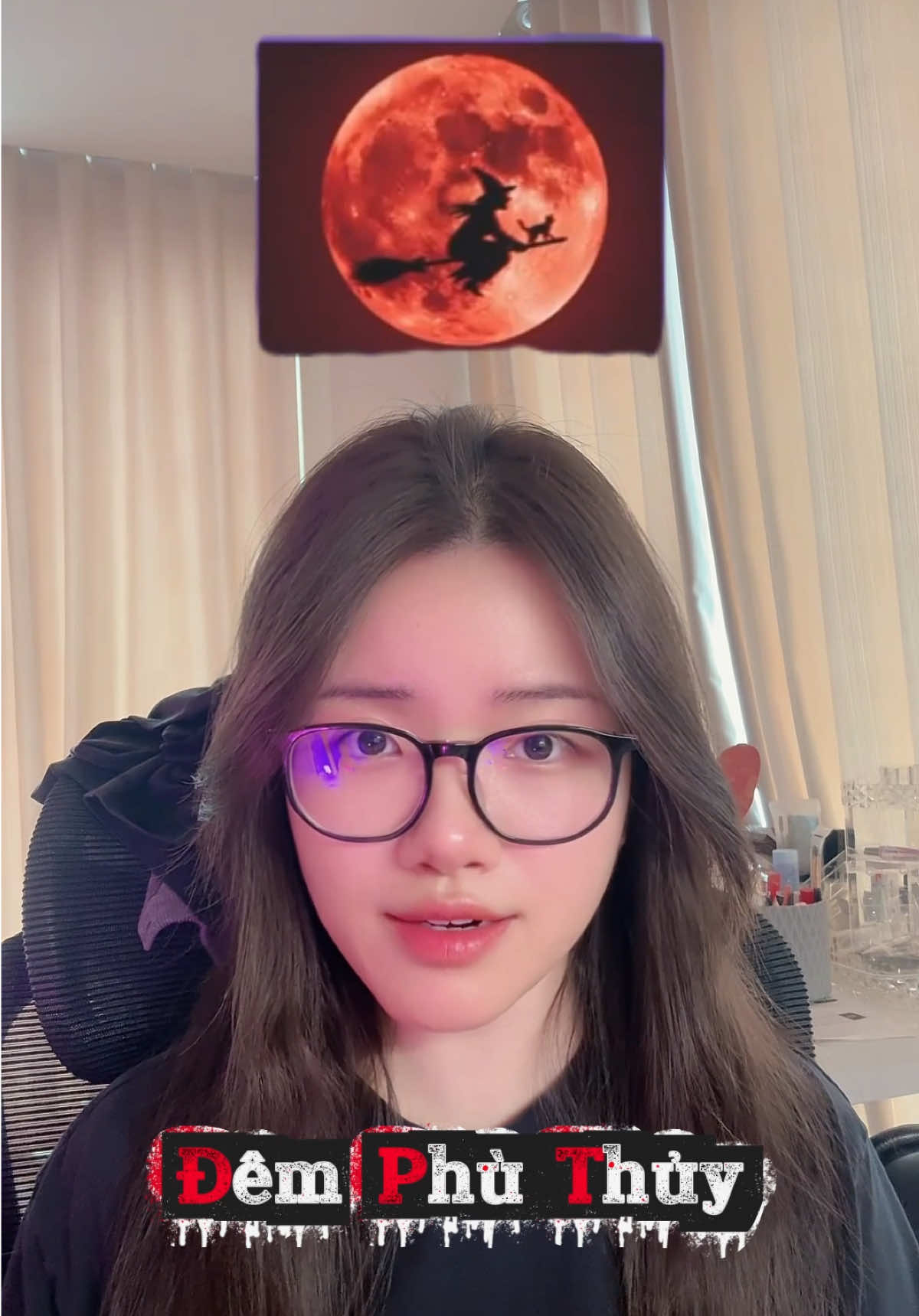 Đêm nay đừng ngủ 😃 nằm nghe xem có tiếng kì lạ gì k nhé 🫥 #viral #witch