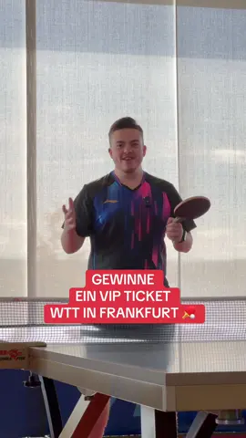 VIP TICKET für das WTT in Frankfurt😍 Zusammen mit unserem neuen Partner und Lieferanten @lining.kasoneurope.tischtennis verlosen wir ein VIP Ticket für das WTT in Frankfurt. (Dienstag) So kannst du teilnehmen: 1. Folge mir @timvsball , @lining.kasoneurope.tischtennis und @smshrs.official  2. Like diesen Beitrag 3. Markiere eine-/n Freund-/in in den Kommentaren.  Das Gewinnspiel endet am Sonntag, den 02.11.2025 um 18 Uhr.  Viel Glück! 🍀  #Gewinnspiel #tischtennis #tabletennis #pingpong #fyp  