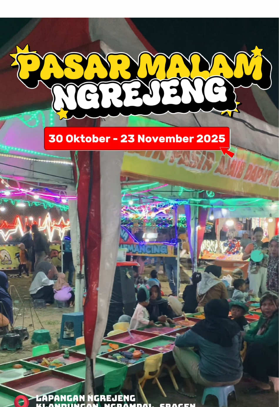 INFO PASAR MALEM BUAT WARGA NGRAMPAL, TANGEN SGAGEN DAN SEKITARNYA 🎡🤩 | #berkahria03 #sragen24jam #ngrampalsragen 